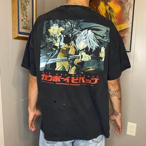 Vintage 1990s RARE Cowboy Bebop Anime Cartoon Shirt Size XLarge